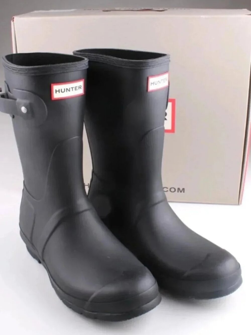 Hunter Women's Original Short-O Rain Boot, Black Size 7 & 8 - New in Box